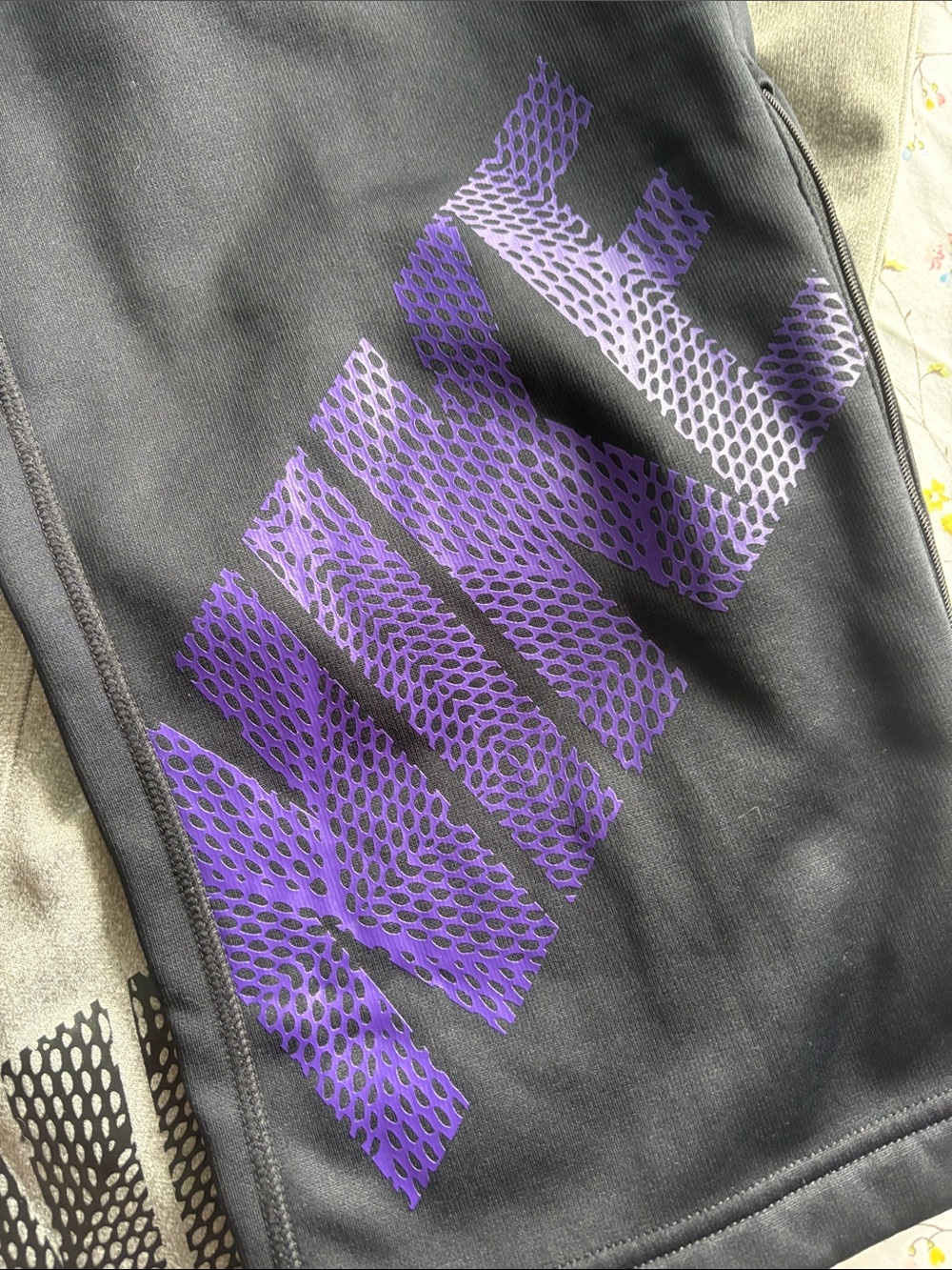 Nike Sweatpants with Swoosh Black and Purple, Grey and Black Color (price for 1) - Picture 2 of 14